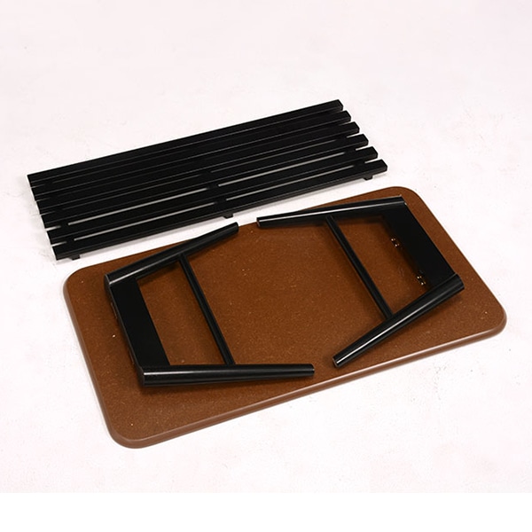 萩原 折りたたみテーブル 幅90cm レクタングル アンティークブラウン MT-6921AB 1台(ご注文単位1台)【直送品】