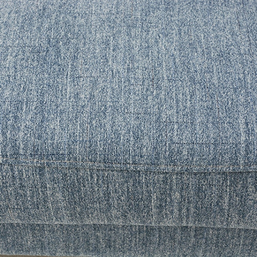 萩原 2人掛けソファ クッション付 ブルー カウル2P-BL 1台(ご注文単位1台)【直送品】