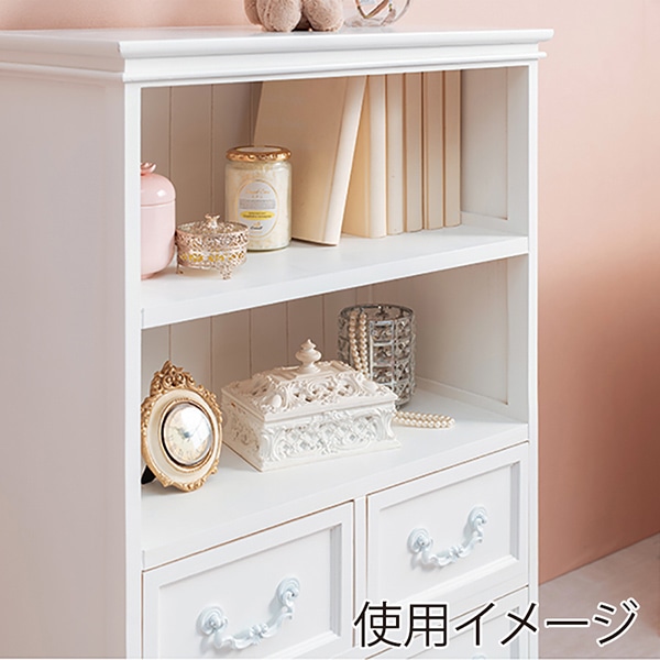 萩原 キャビネット　幅60cm ホワイト MCC-6599WH 1台（ご注文単位1台）【直送品】