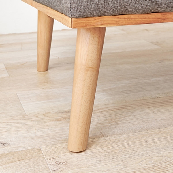 萩原 ケルト ダイニングソファ 2人掛け グレー ケルト2P-GY 1台(ご注文単位1台)【直送品】