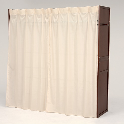 萩原 伸縮クローゼット カバー付 棚あり ダークブラウン VR-7241DBR 1台(ご注文単位1台)【直送品】