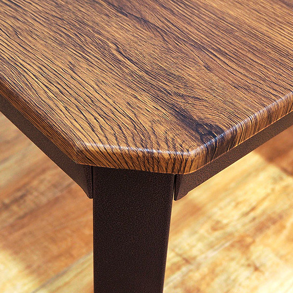 萩原 ダイニング4点セット ブラウン LDS-4934BR 1セット(ご注文単位1セット)【直送品】