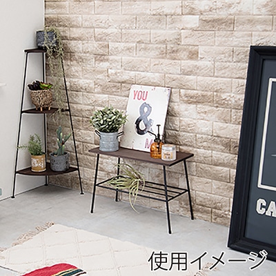 萩原 スリムマルチラック 幅50cm ブラック KR-3854BK 1台(ご注文単位1台)【直送品】