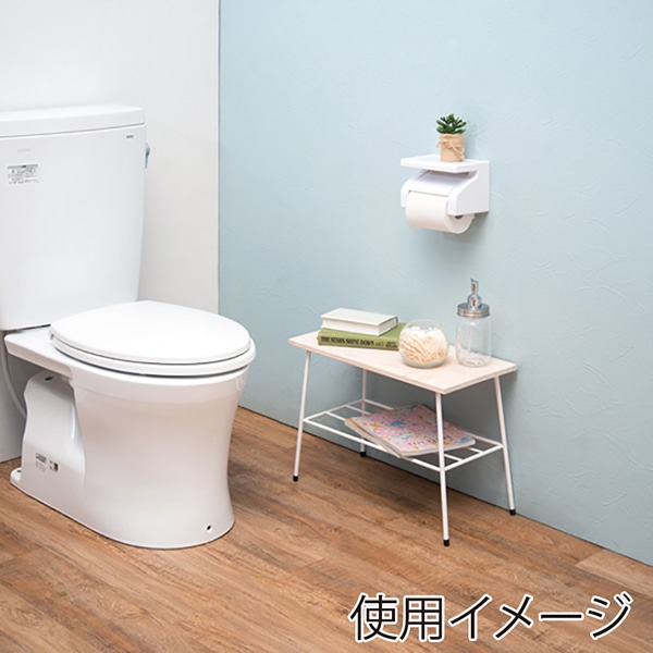 萩原 スリムマルチラック　幅50cm ホワイト KR-3854WH 1台（ご注文単位1台）【直送品】