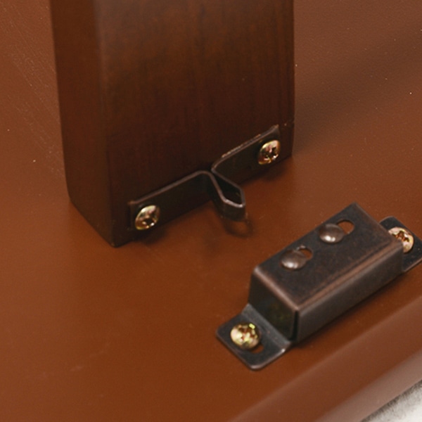 萩原 折りたたみデスク&チェアセット ダークブラウン VCT-7699DBR 1セット(ご注文単位1セット)【直送品】