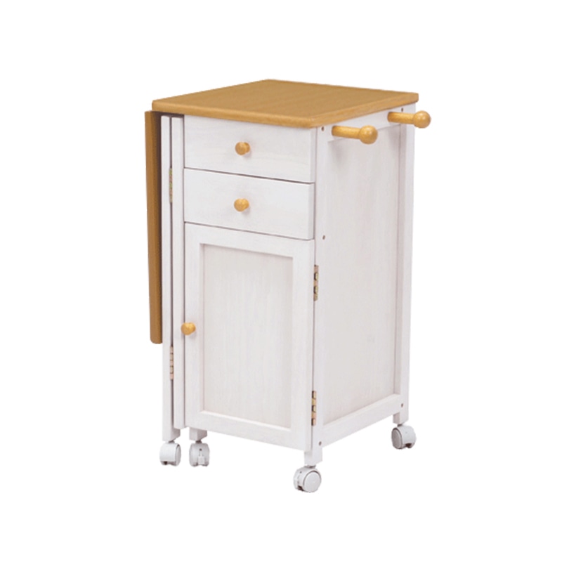 萩原 折りたたみデスク 幅88cm ナチュラル×ホワイトウォッシュ VT-7370NW 1台(ご注文単位1台)【直送品】