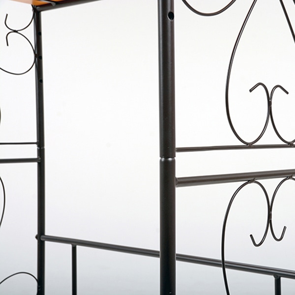 萩原 洗濯機ラック 幅58cm ブラウン KCC-3040BR 1台(ご注文単位1台)【直送品】