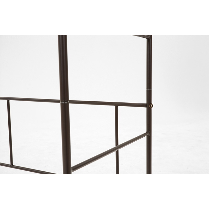 萩原 洗濯機ラック 幅75cm ブラウン KCC-3028BR 1台(ご注文単位1台)【直送品】