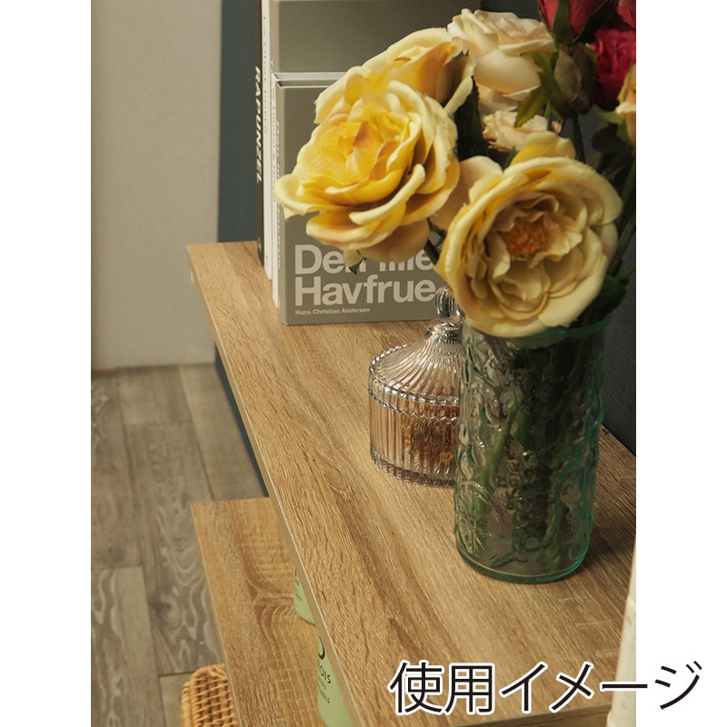 萩原 突っ張りハンガーラック 幅90cm ナチュラル×ホワイト KTR-3152WH 1台(ご注文単位1台)【直送品】