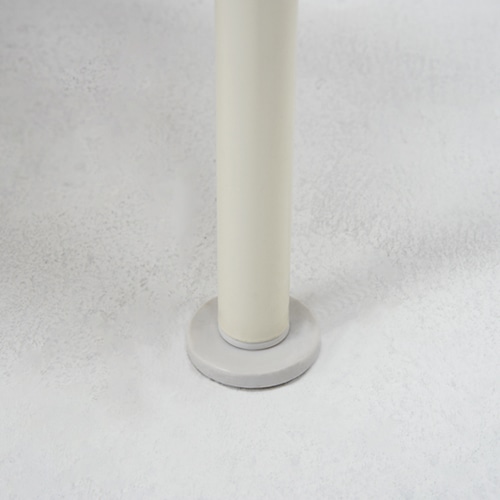 萩原 突っ張り洗濯機ラック 幅70cm ナチュラル×ホワイト KTR-3153WH 1台(ご注文単位1台)【直送品】