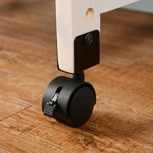 萩原 ハンガーラック 幅56cm ホワイトウォッシュ×ライトブラウン MHR-6250NIV 1台(ご注文単位1台)【直送品】