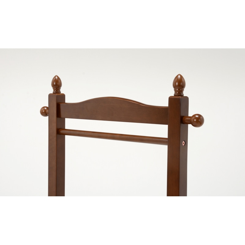 萩原 ハンガーラック 幅60cm キャスター付 ブラウン VR-7237BR 1台(ご注文単位1台)【直送品】