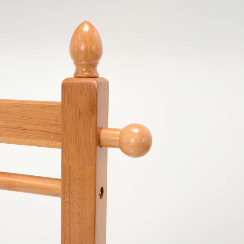 萩原 ハンガーラック　幅60cm　キャスター付 ナチュラル VR-7237NA 1台（ご注文単位1台）【直送品】