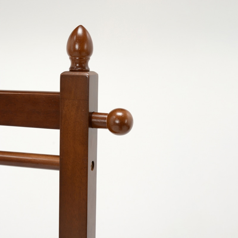 萩原 ハンガーラック　幅90cm　キャスター付 ブラウン VR-7238BR 1台（ご注文単位1台）【直送品】