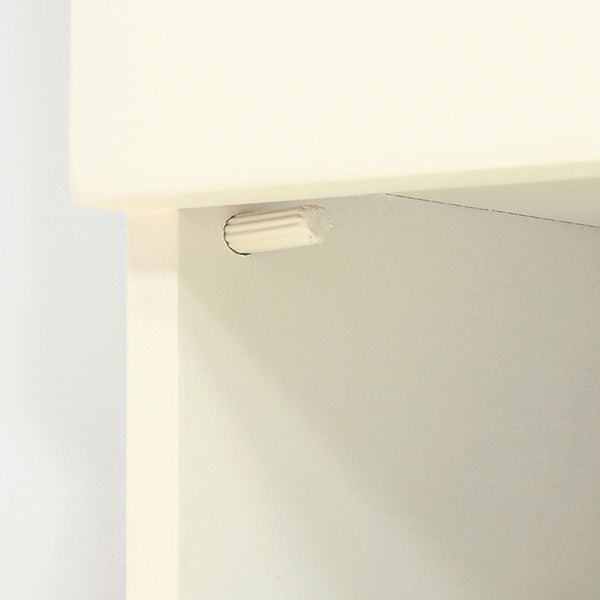 萩原 コスメボックス 三面鏡付き チャコールグレー×クリーム MUD-6740CG 1台(ご注文単位1台)【直送品】