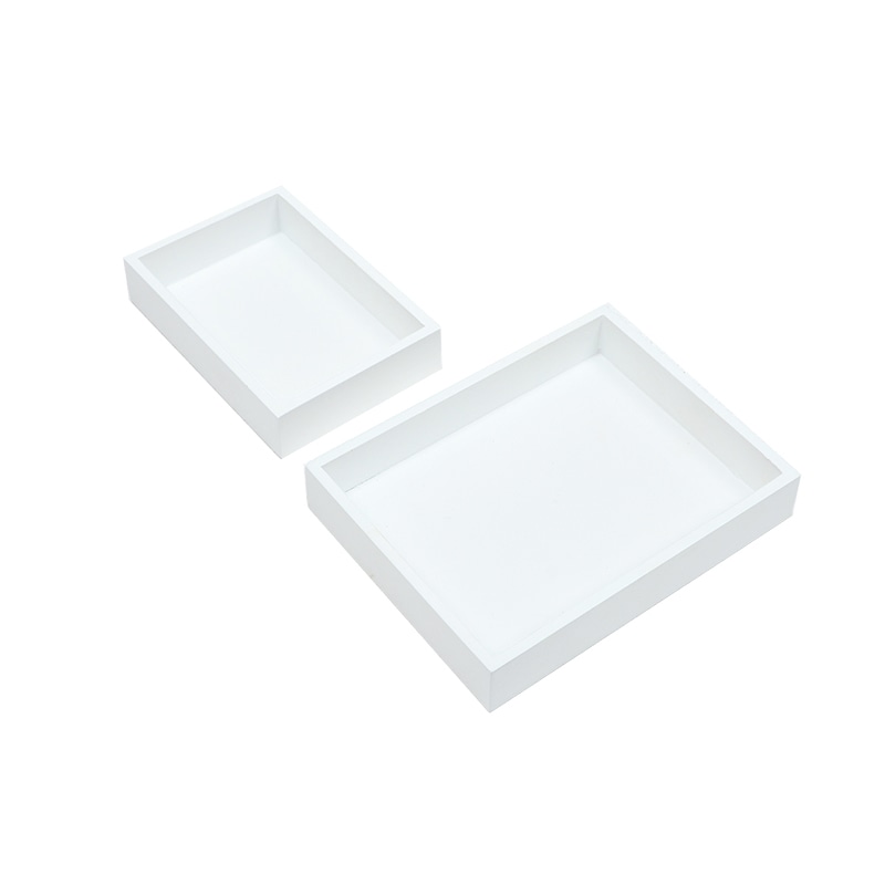 萩原 コスメボックス 三面鏡付き ホワイト MUD-6740WH 1台(ご注文単位1台)【直送品】