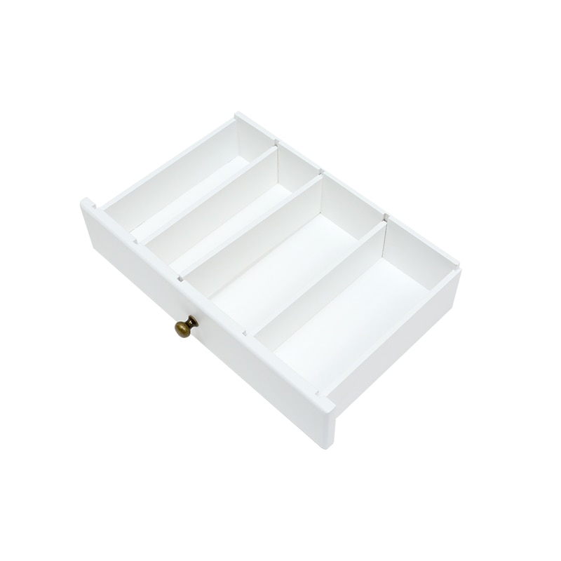 萩原 コスメボックス 三面鏡付き ホワイト MUD-6740WH 1台(ご注文単位1台)【直送品】