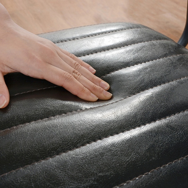 萩原 4人用ダイニング 5点セット ブラック LDS-4885BK 1セット(ご注文単位1セット)【直送品】