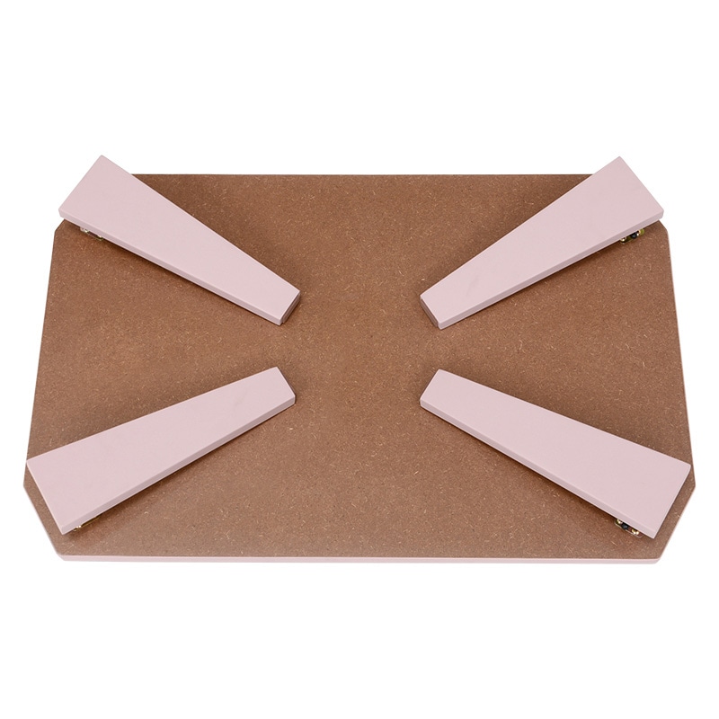 萩原 折りたたみテーブル 幅90cm スモーキーピンク クルール7550SP 1台(ご注文単位1台)【直送品】