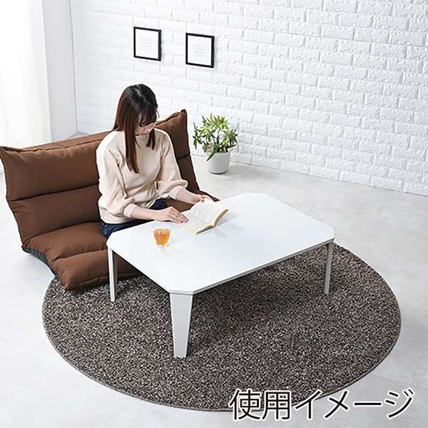 萩原 折りたたみテーブル 幅90cm クリアブラックホワイト クルール9060CW 1台(ご注文単位1台)【直送品】