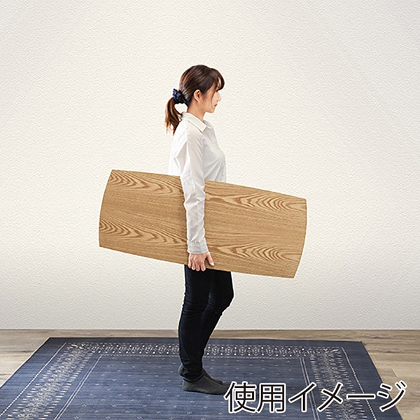 萩原 折りたたみテーブル　スクエア　幅95cm ナチュラル MT-6421NA 1台（ご注文単位1台）【直送品】