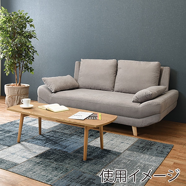 萩原 折りたたみテーブル スクエア 幅110cm ナチュラル MT-6423NA 1台(ご注文単位1台)【直送品】