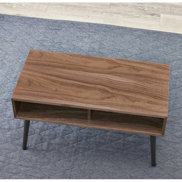 萩原 ローテーブル 幅80cm ブラウン MT-6481BR 1台(ご注文単位1台)【直送品】