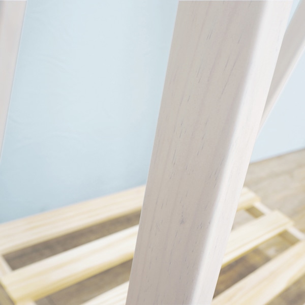 萩原 ハンガーラック 幅80cm ホワイトウォッシュ MHR-6033NWS 1台(ご注文単位1台)【直送品】