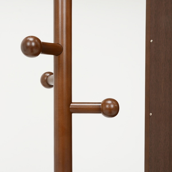 萩原 回転ミラー ダークブラウン VD-7039BR 1台(ご注文単位1台)【直送品】