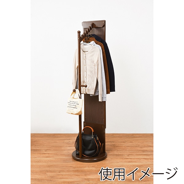 萩原 回転ミラー ダークブラウン VD-7039BR 1台(ご注文単位1台)【直送品】