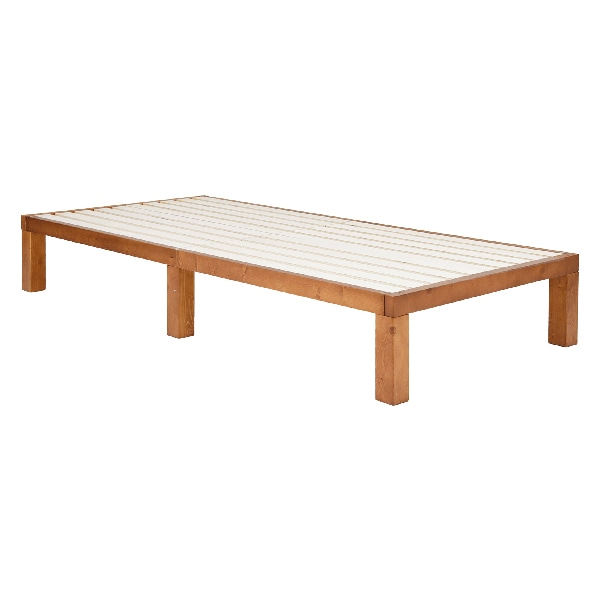 萩原 ベッド ライトブラウン WB-7702S-LBR 1台(ご注文単位1台)【直送品】