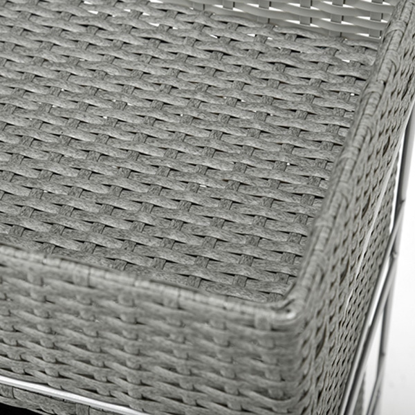 萩原 ランドリーラック 幅70.5cm 5杯 キャスター付 グレー RAN-2417GY 1台(ご注文単位1台)【直送品】