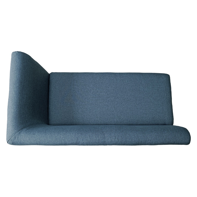 萩原 ケルト ダイニング片肘ソファ 2人掛け 左肘 ネイビー ケルト左肘2P-NV 1台(ご注文単位1台)【直送品】