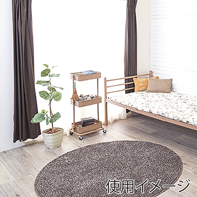 萩原 マルチワゴン 幅42cm キャラメルブラウン KR-3366LT 1台(ご注文単位1台)【直送品】