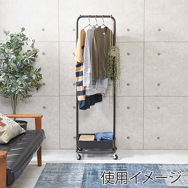 萩原 ハンガーラック ダークブラウン KR-3368DBR 1台(ご注文単位1台)【直送品】