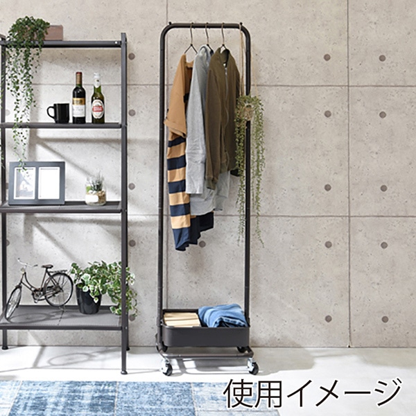 萩原 ハンガーラック ダークブラウン KR-3368DBR 1台(ご注文単位1台)【直送品】