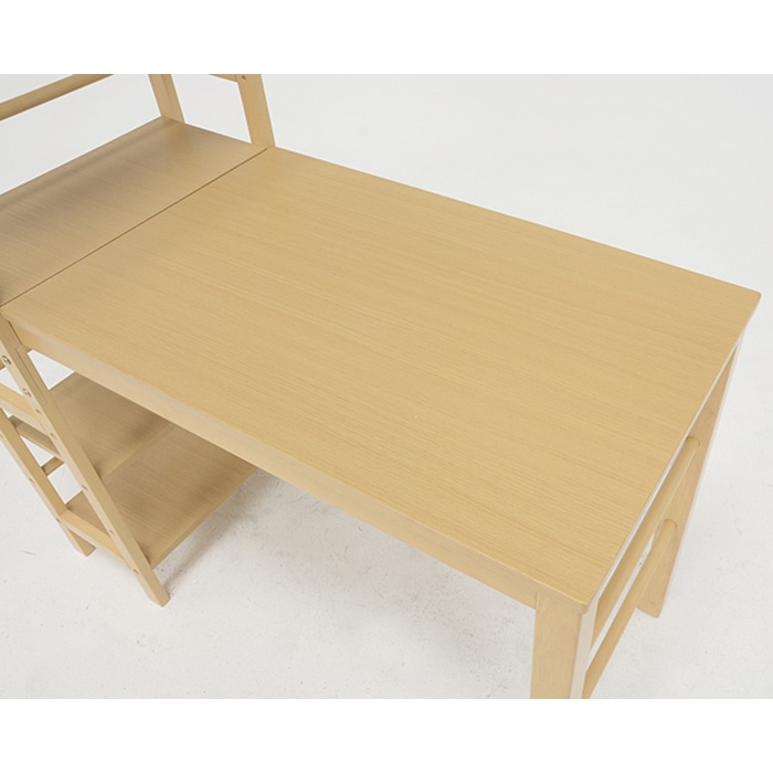 萩原 棚付デスク　幅105cm ナチュラル VD-7375NA 1台（ご注文単位1台）【直送品】