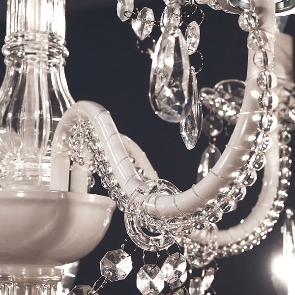 萩原 シャンデリア12灯 電球付き クリア NL-8612CL 1台(ご注文単位1台)【直送品】