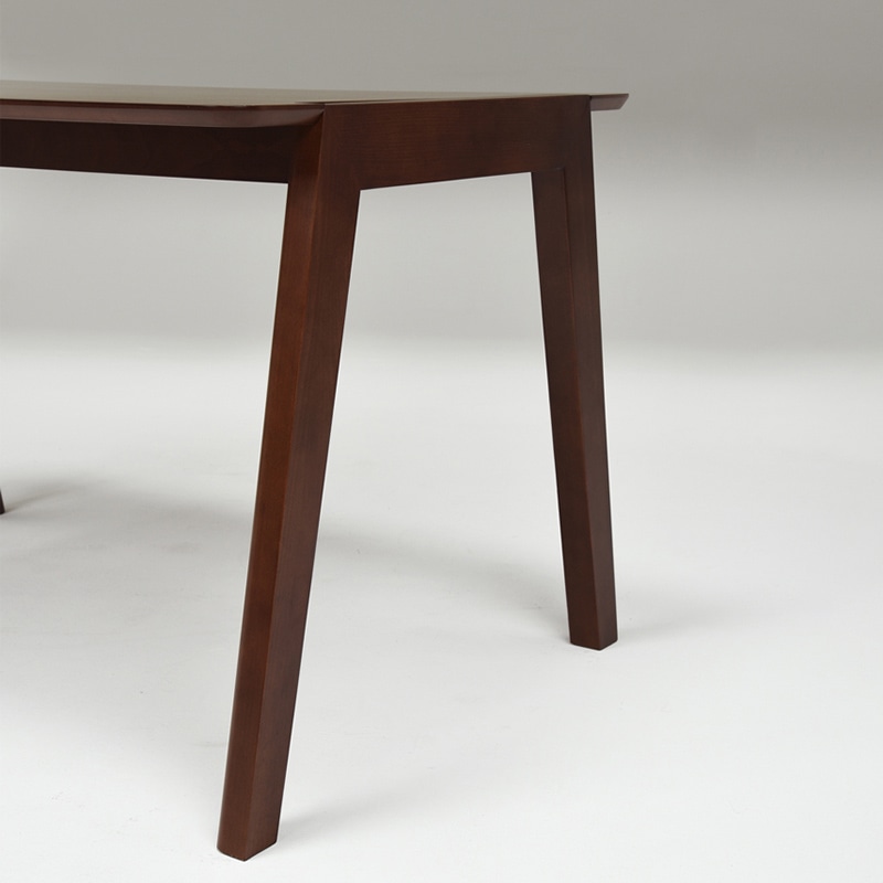 萩原 ダイニングテーブル 幅120cm ダークブラウン MI-8609DBR 1台(ご注文単位1台)【直送品】