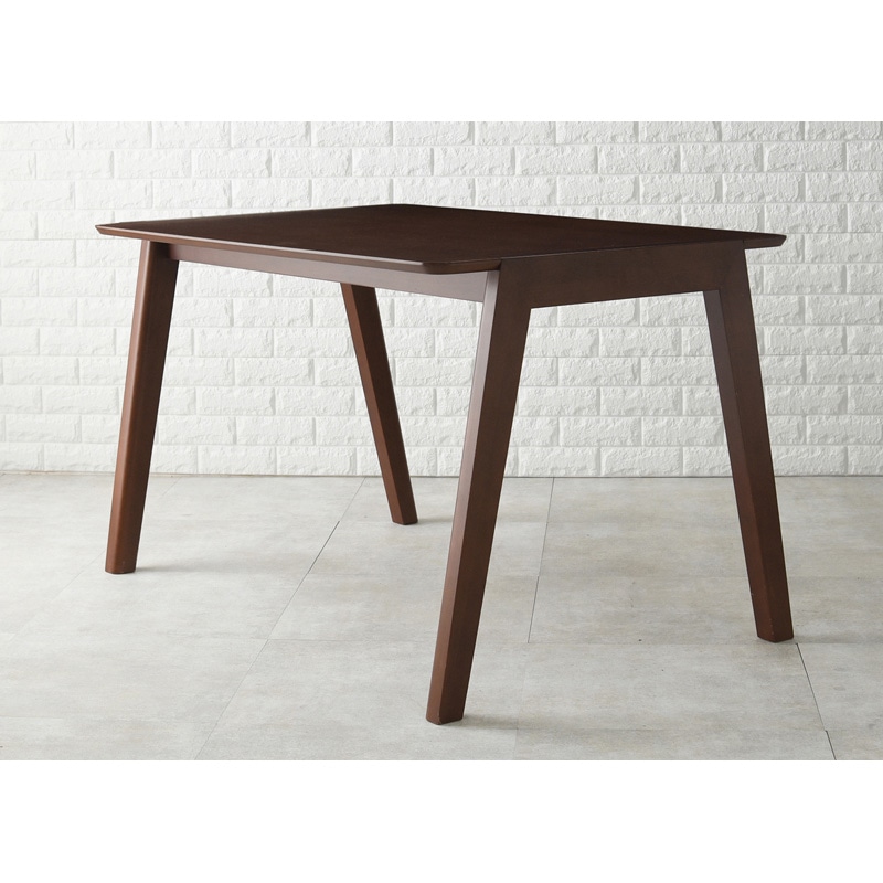 萩原 ダイニングテーブル 幅120cm ダークブラウン MI-8609DBR 1台(ご注文単位1台)【直送品】