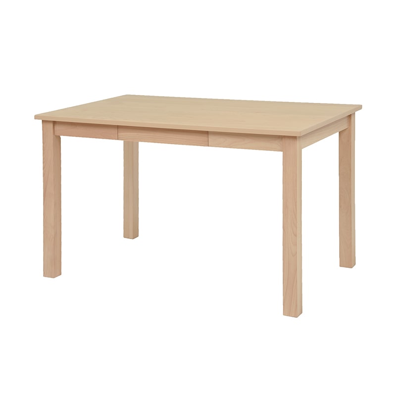 萩原 引出し付ダイニングテーブル 幅120cm ナチュラル MI-8610NA 1台(ご注文単位1台)【直送品】