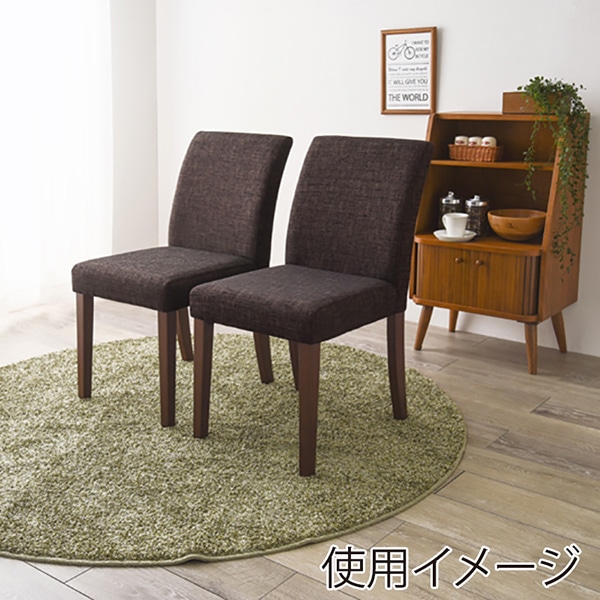 萩原 ダイニングチェア ブラウン VC-7302DBBR 1台(ご注文単位2台)【直送品】