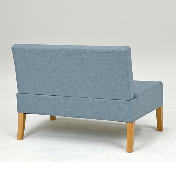 萩原 ダイニングチェア　2人掛け　幅105cm ブルー FL-8615NA-BL 1台（ご注文単位1台）【直送品】