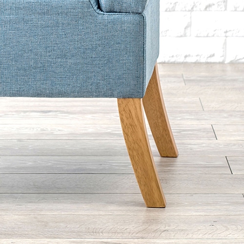 萩原 ダイニングチェア　2人掛け　幅105cm ブルー FL-8615NA-BL 1台（ご注文単位1台）【直送品】