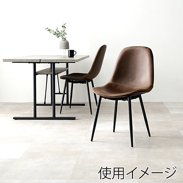 萩原 本革調チェア Aタイプ ダークブラウン LC-4234DBR-2 1台(ご注文単位2台)【直送品】