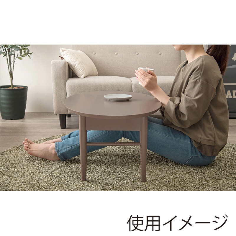 萩原 折りたたみテーブル 棚付き 幅90cm モカブラウン VT-7969MB 1台(ご注文単位1台)【直送品】