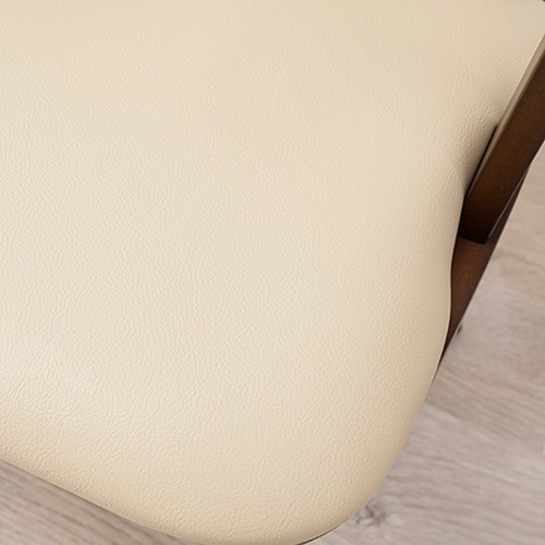 萩原 回転ダイニングチェア ベージュ VC-7594BE 1台（ご注文単位1台）【直送品】