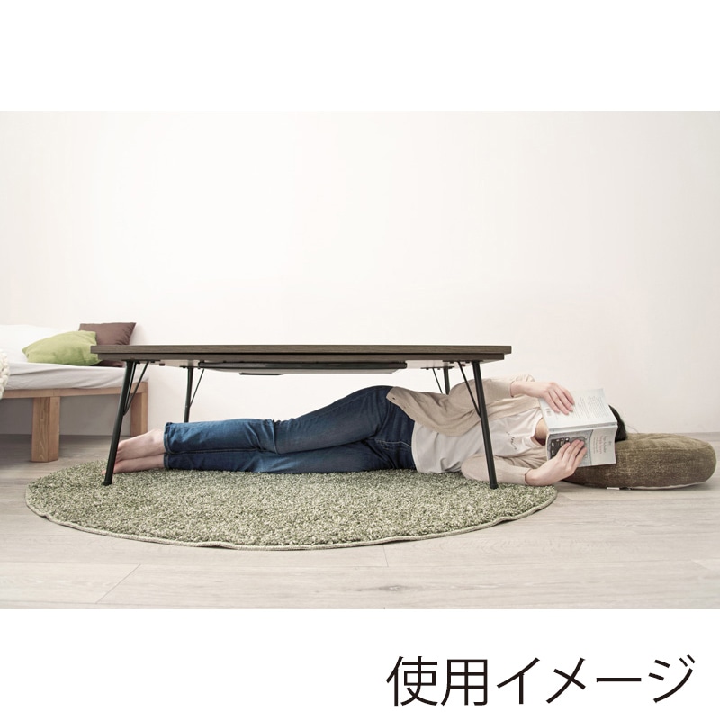 萩原 リビングこたつ 長方形 幅115cm フェイトBR 1台(ご注文単位1台)【直送品】