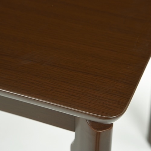 萩原 ダイニング3点セット 幅75cm ブラウン VDS-7301DBBR-3S 1セット(ご注文単位1セット)【直送品】