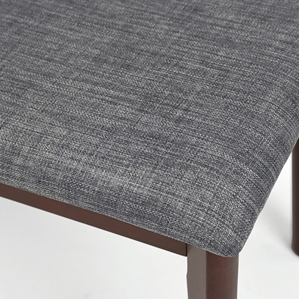 萩原 ダイニング3点セット 幅75cm グレー VDS-7301DBGY-3S 1セット(ご注文単位1セット)【直送品】